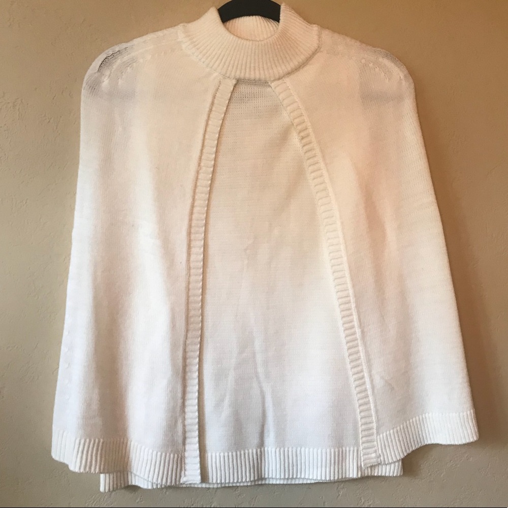 Off white top/cape! New with tags!